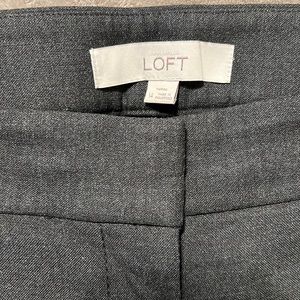 Marisa Straight Leg Gray Flat Front Pants Sz 14